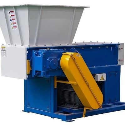 Máquina de trituração de eixo único para bolsas tecidas de plástico macio PVC PE Film Strapping Paper Magazine