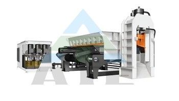 Máquina de corte hidráulica de cortes de trampolim para sucata de ferro e aço