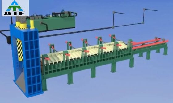 Tesoura de ferro de sucata de alta produtividade para corte de barras de aço no projeto de pórtico pesado