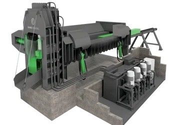 Tesoura de ferro de sucata de alta produtividade para corte de barras de aço no projeto de pórtico pesado