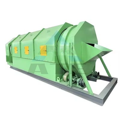 Equipamento de triagem de resíduos sólidos de aterros sanitários com ecrã de tromba de coleta de resíduos em bom estado