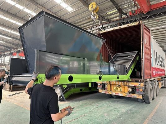 Máquina de embalagem hidráulica de resíduos de papel e roupas antigas com compressão de embalagem de bebidas