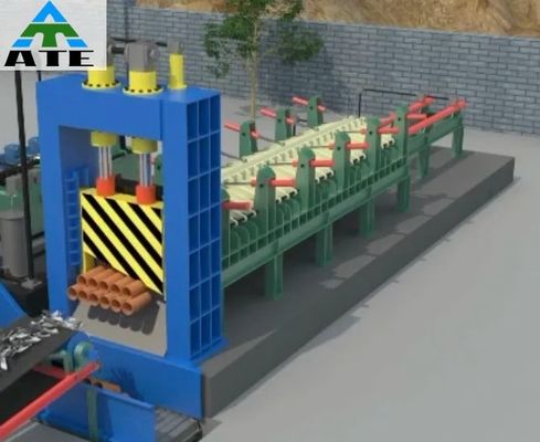 Máquina de corte de ferro de corte de grades de metais pesados com 76kW de potência e 400T de força de corte