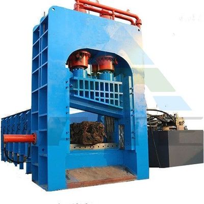 Máquina de corte de ferro de corte de grades de metais pesados com 76kW de potência e 400T de força de corte