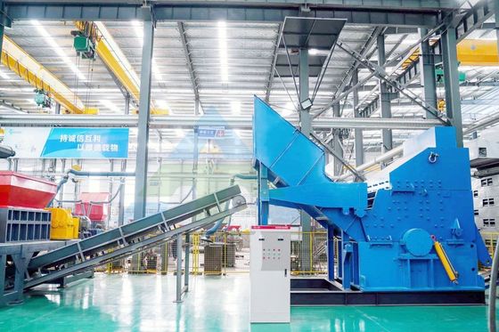 Máquina de trituração de metais para reciclagem de sucata de metal em material de aço inoxidável