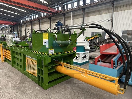 Máquina de embalagem de latas de alumínio de 380 V Prensa hidráulica para reciclagem de material de embalagem de vidro