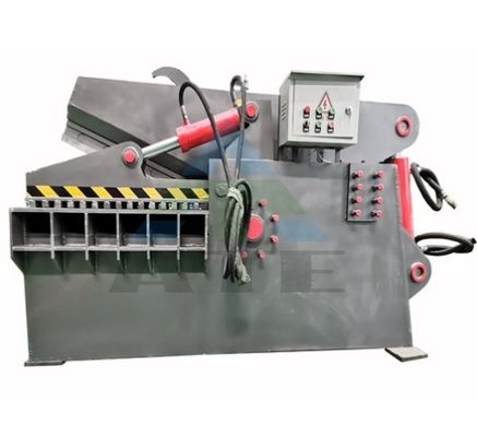 Máquina de cortar material de liga metálica para sucata automática, máquinas de cortar ferro, tanque de extintor