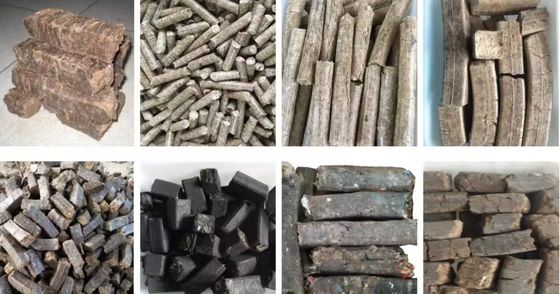 Máquina de fabricação de briquetes para plástico RDF Rejeito derivado de combustível Cubo Turquia Carvão Pellet Press