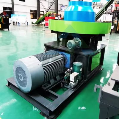 Máquina de fabricação de briquetes para plástico RDF Rejeito derivado de combustível Cubo Turquia Carvão Pellet Press