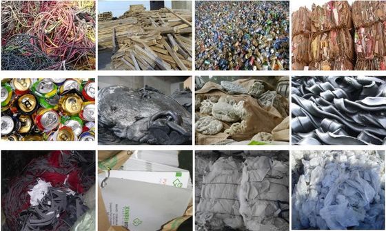 Máquina de trituração de película de plástico para resíduos de couro garrafas PET tiras de nylon papel de resíduos