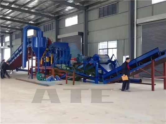 Máquina automática de trituração de sucata de ferro e metais de grande capacidade para reciclagem industrial