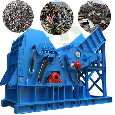 Máquina automática de trituração de sucata de ferro e metais de grande capacidade para reciclagem industrial
