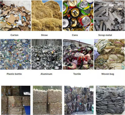 Embalagem vertical de papel de plástico com 650 kg de densidade de baladas e prensa de embalagem de lã
