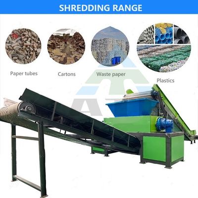 Máquina de reciclagem de borracha industrial para animais de estimação Máquinas de trituração de pneus de plástico Trituradora de sucata de metal de madeira