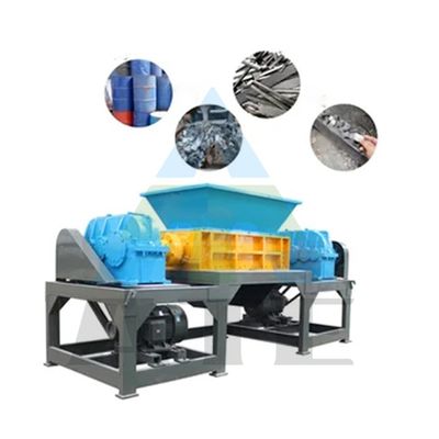 Triturador de resíduos de borracha, plástico, papelão, sucata de metal, pneus, latas de lixo e tambores