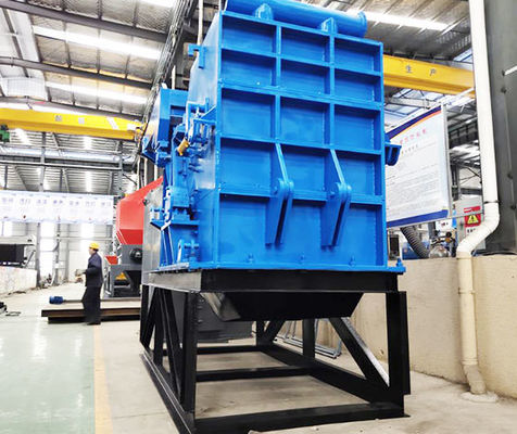 Potente triturador de radiador de sucata de 55 kW para reciclagem de sucata de metal e resíduos