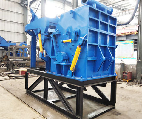 Potente triturador de radiador de sucata de 55 kW para reciclagem de sucata de metal e resíduos