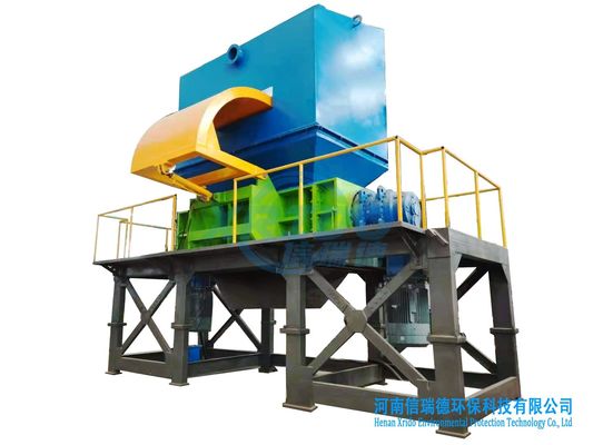 1500L/H triturador de eixo duplo para trituração de plástico e triturador de madeira triturador de moagem