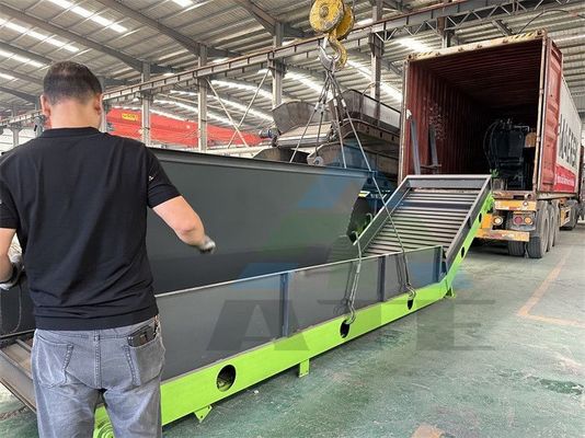 Balador hidráulico horizontal para sucata de metal, roupa, latas de alumínio e embalagens de papel
