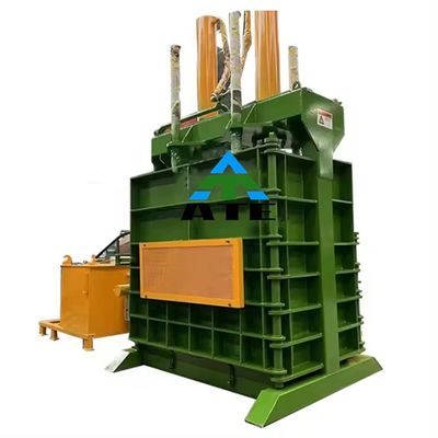 650 KG Baler Vertical para sucata de papelão latas de plástico garrafa de alumínio textil liga