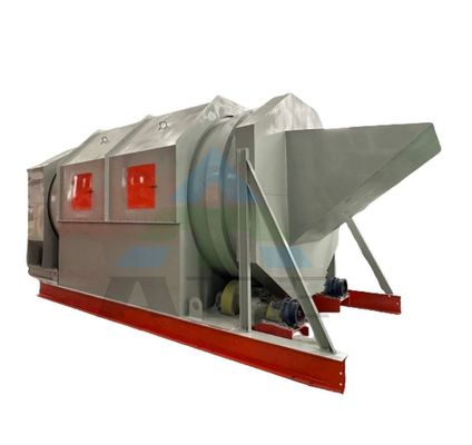 Máquina de classificação de resíduos sólidos Máquina de extração de lixo sem eixo de filtro com tensão de 380V