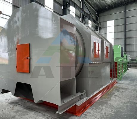Máquina de classificação de resíduos sólidos Máquina de extração de lixo sem eixo de filtro com tensão de 380V