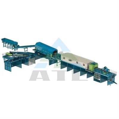 Máquina de peneiração de papel de resíduos domésticos, plásticos, vidro, metais e tecidos