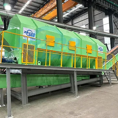 Máquina de separação automática de resíduos domésticos