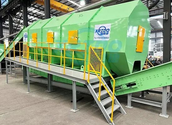 Máquina de separação automática de resíduos domésticos