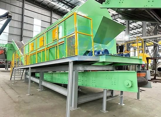 Máquina de separação automática de resíduos domésticos