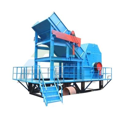 Máquina de trituração de sucata de metal de aço carbono de 30 kW de potência para desintegração de sucata de alumínio
