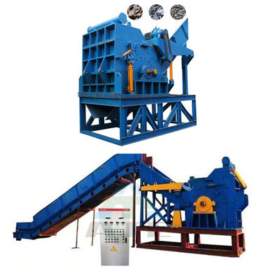 Equipamento de reciclagem de sucata de lojas de materiais de construção para pneus metálicos Madeira e outros