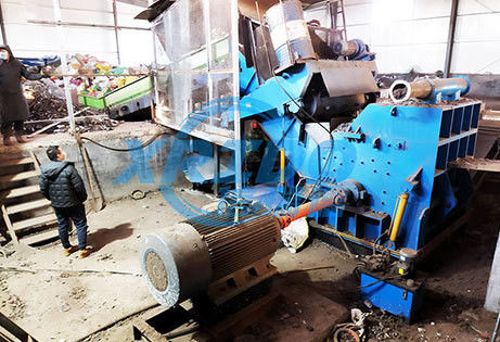 Equipamento de reciclagem de sucata de lojas de materiais de construção para pneus metálicos Madeira e outros