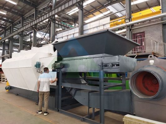 Máquina de triagem de lixo de 2000 kg para reciclagem Sacos de resíduos de construção Taxa de ruptura 60-90%