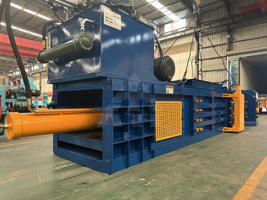 Máquina de embalagem horizontal para lixo Resíduos de plástico latas garrafas Cartões