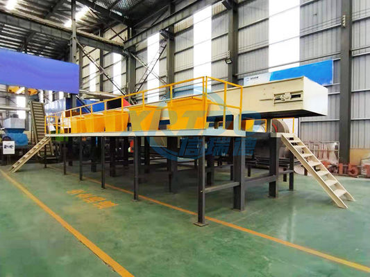 Equipamento de linha municipal de triagem de resíduos sólidos com taxa de ruptura de sacos de 60-90% e peso de 2000 kg