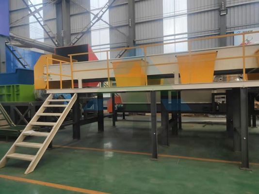 Tabela de classificação dos resíduos de recolha de 2000 kg para máquinas de tratamento de resíduos de 100 T/dia
