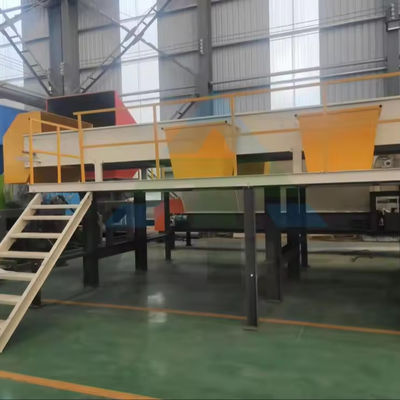 Plataforma de triagem manual de quatro posições para máquinas de tratamento de resíduos na mineração de energia