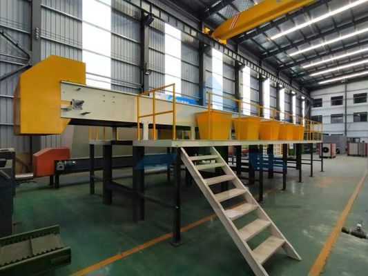 Máquina de triagem de resíduos sólidos de 200 t/dia para a triagem de resíduos urbanos na linha de resíduos municipais