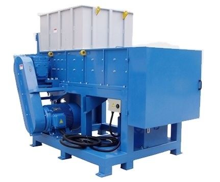 5 100 kg/h Capacidade de produção Triturador de plástico de eixo único para placas de gesso de tecidos