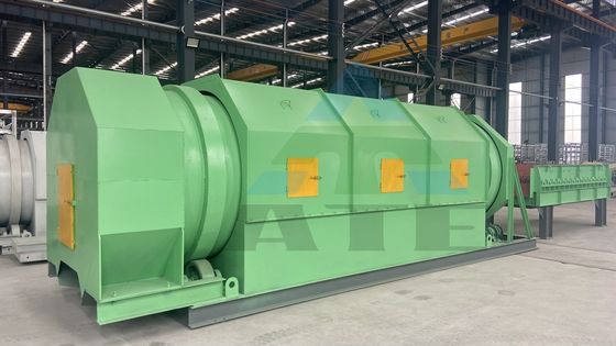 2000 kg Máquina de triagem por tela Trommel para triagem de resíduos domésticos e de construção