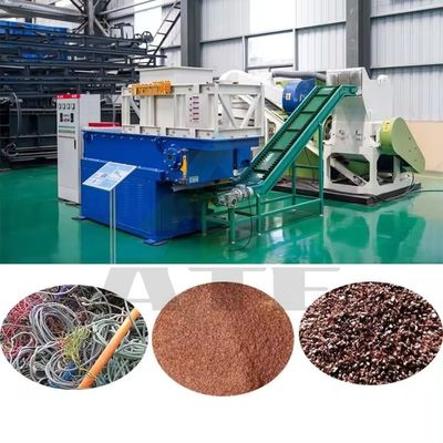 Máquina de granulação de fios de arroz de cobre para reciclagem