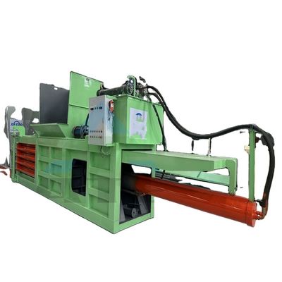 Máquina de embalagem automática a accionamento hidráulico para abastecimento de resíduos de plástico e de metais de cartão