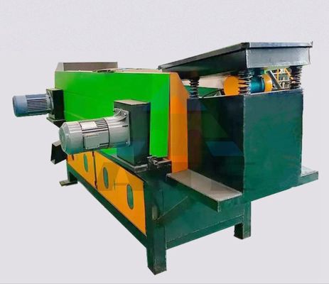 Máquina de triagem de resíduos de reciclagem com separação automática de corrente magnética e de corrente de Eddy
