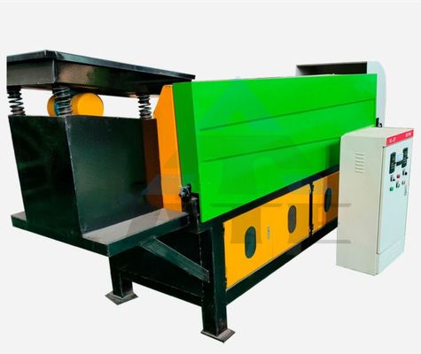 Máquina de triagem de resíduos de reciclagem com separação automática de corrente magnética e de corrente de Eddy