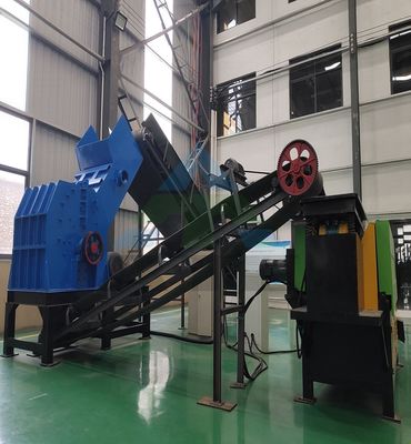 Máquina de trituração de metais totalmente automática para o processamento e reciclagem de sucata de alumínio