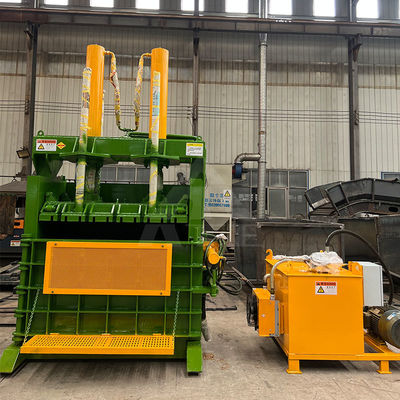 Baler hidráulico vertical de 30 toneladas para compressão de material de embalagem de plástico e durável
