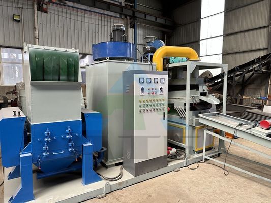 600 Modelo Granulador de fios de cobre Máquina de reciclagem Solução para fios elétricos de resíduos
