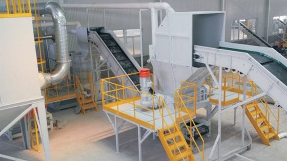 Separador de reciclagem de resíduos de radiadores de alumínio e cobre para função de processamento de metais