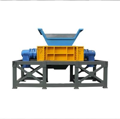 Máquina de trituração de sucata de metal industrial de eixo duplo para triturador de plástico de dois eixos
